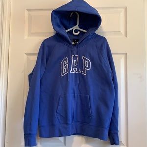 GAP logo zip up hoodie